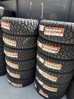 265/70r17 Arroyo Tires nuevas con 50,000 millas de garantía las 4