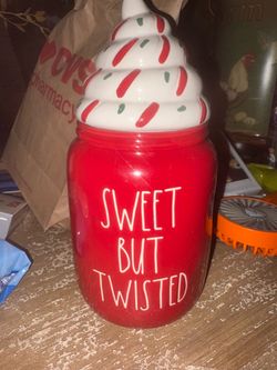 Rae Dunn Sweet But Twisted Cookie Jar