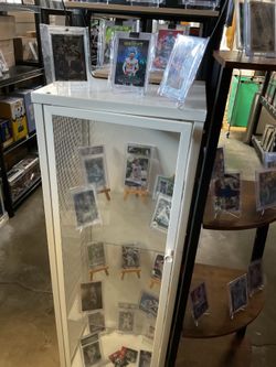 Trading Sports Cards for Bobbleheads and Dodgers or Angels Memorabilia.