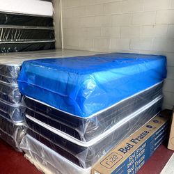 Twin Size Mattress 14” Inches Thick Pillow Top. Quality and Comfort,  Available All Sizes. New From Factory. Same Day Delivery