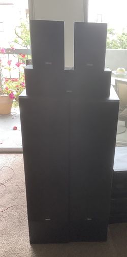 Total 5 Yamaha Speakers In Total 420 Watts