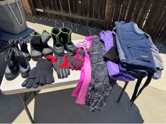free kids snow/winter clothes