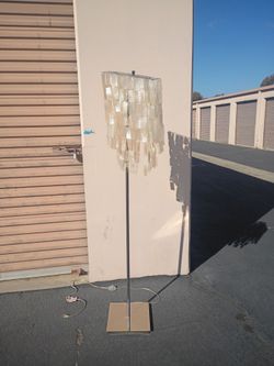 Lovely Capiz shell floor lamp