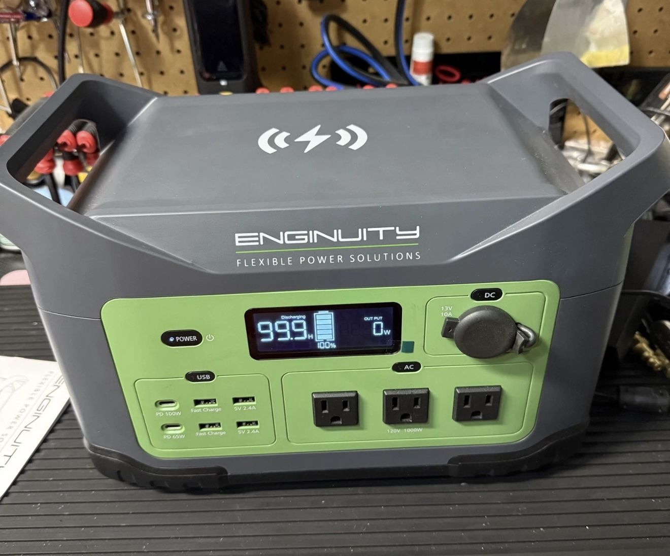 Enginuity Super Lightweight Portable Power Station E1000 For Home, Camping , RV