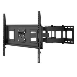 Best Buy essentials™ - Full Motion TV Wall Mount for 47–84" TVs - Black