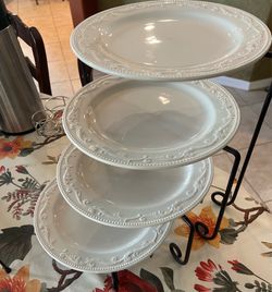 4 tier Plate server for parties, showers, etc.