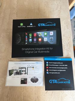GTA Car Kits Smartphone Integration Kit for Porsche PCM 3.1 - CarPlay/AndroidAuto