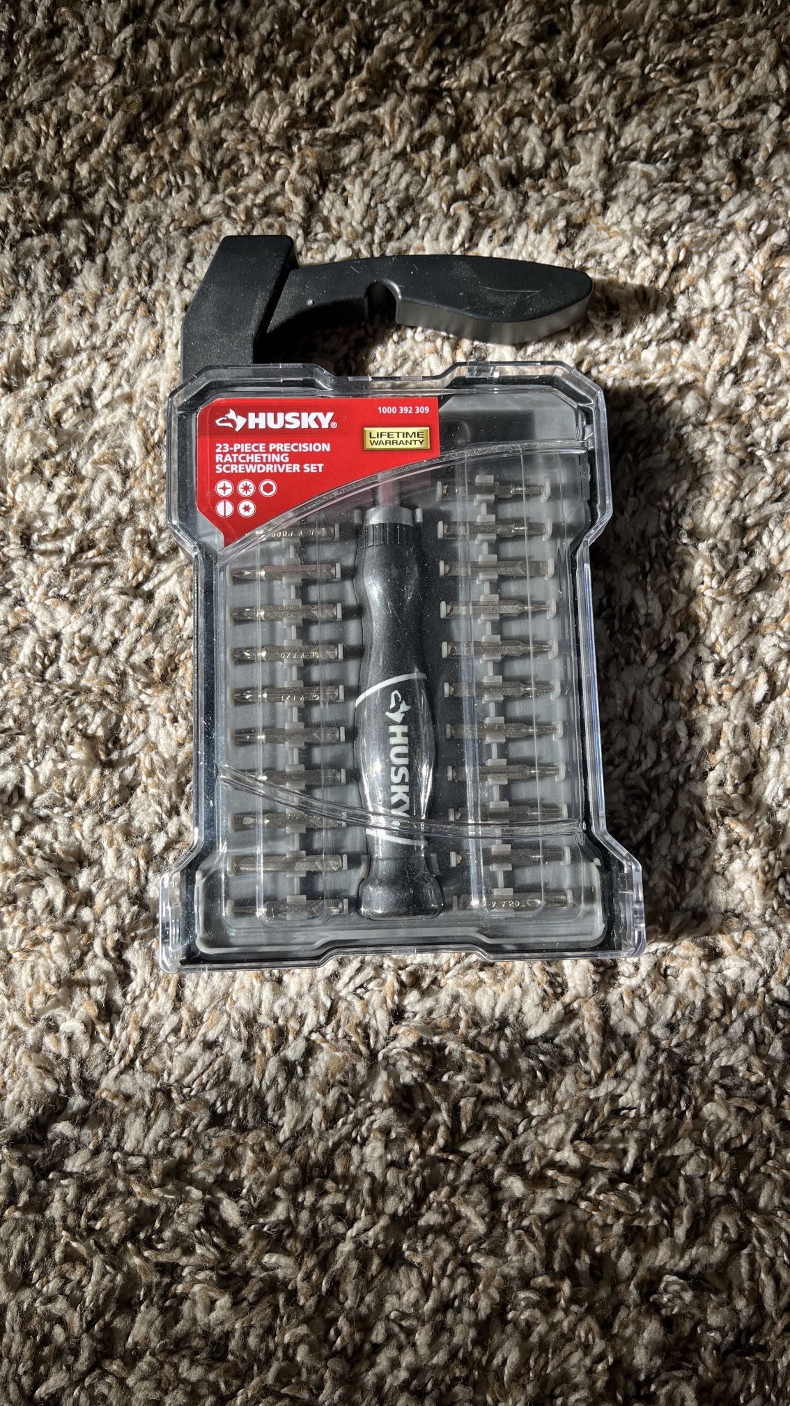 NEW Husky 23-Piece Precision Ratcheting Screwdriver Set w/ Lifetime Warranty