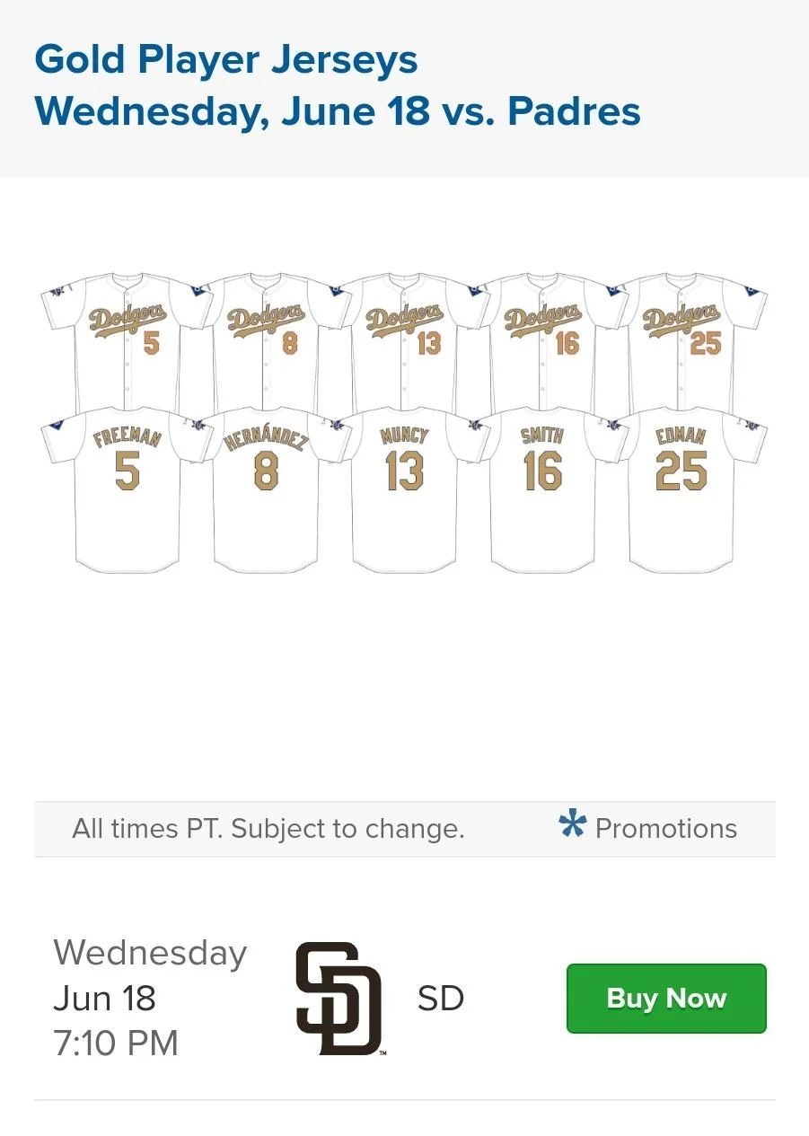 Dodger Tickets