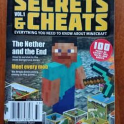 Minecraft Cheats And Secrets Book.