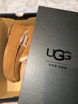 UGG Men's Chestnut Suede Moccasin Slippers