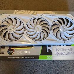 ASUS ROG Strix GeForce RTX 3080 White OC Edition 10GB Graphics Card  