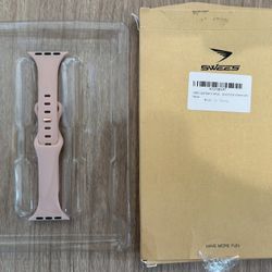 Pink sport band for Apple Watch, new in box.