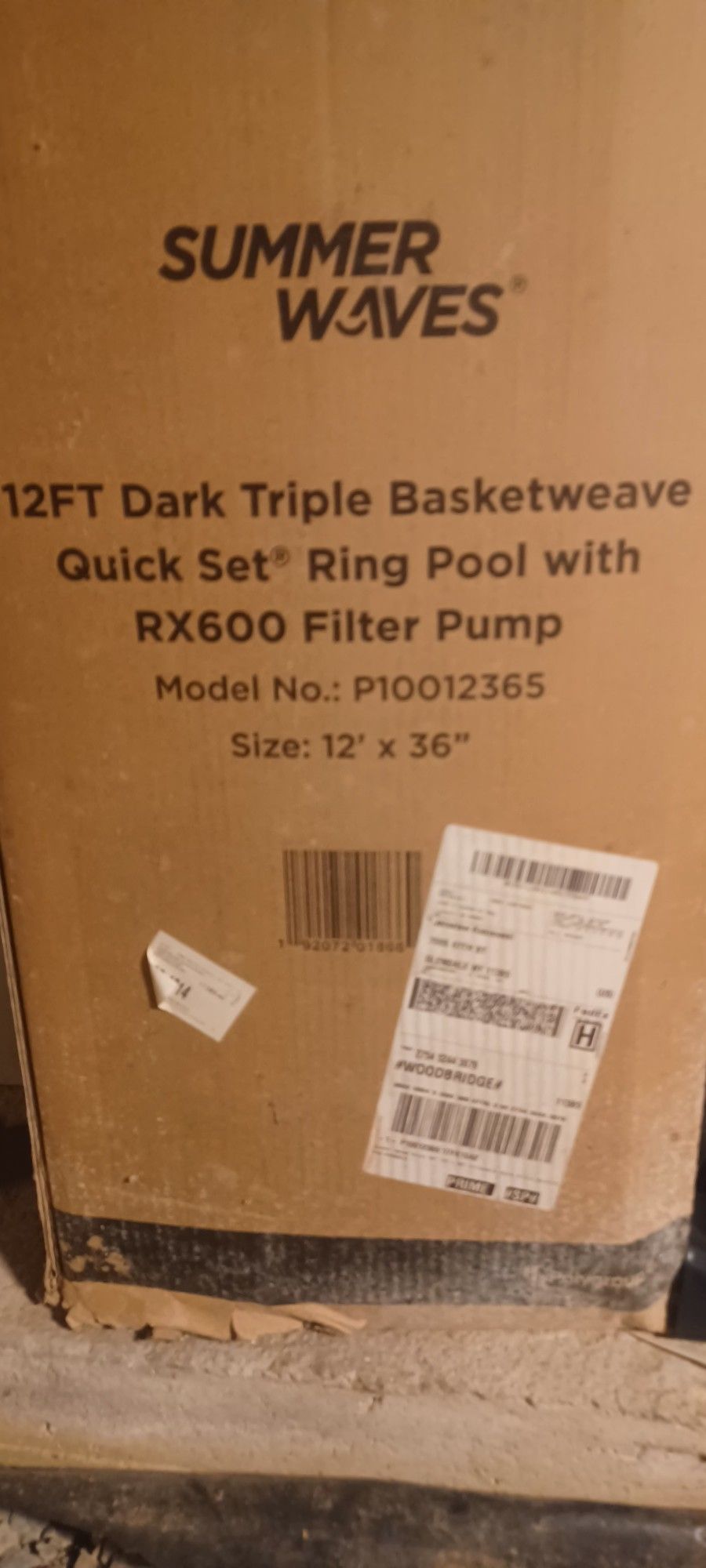 Round Pool With Pump