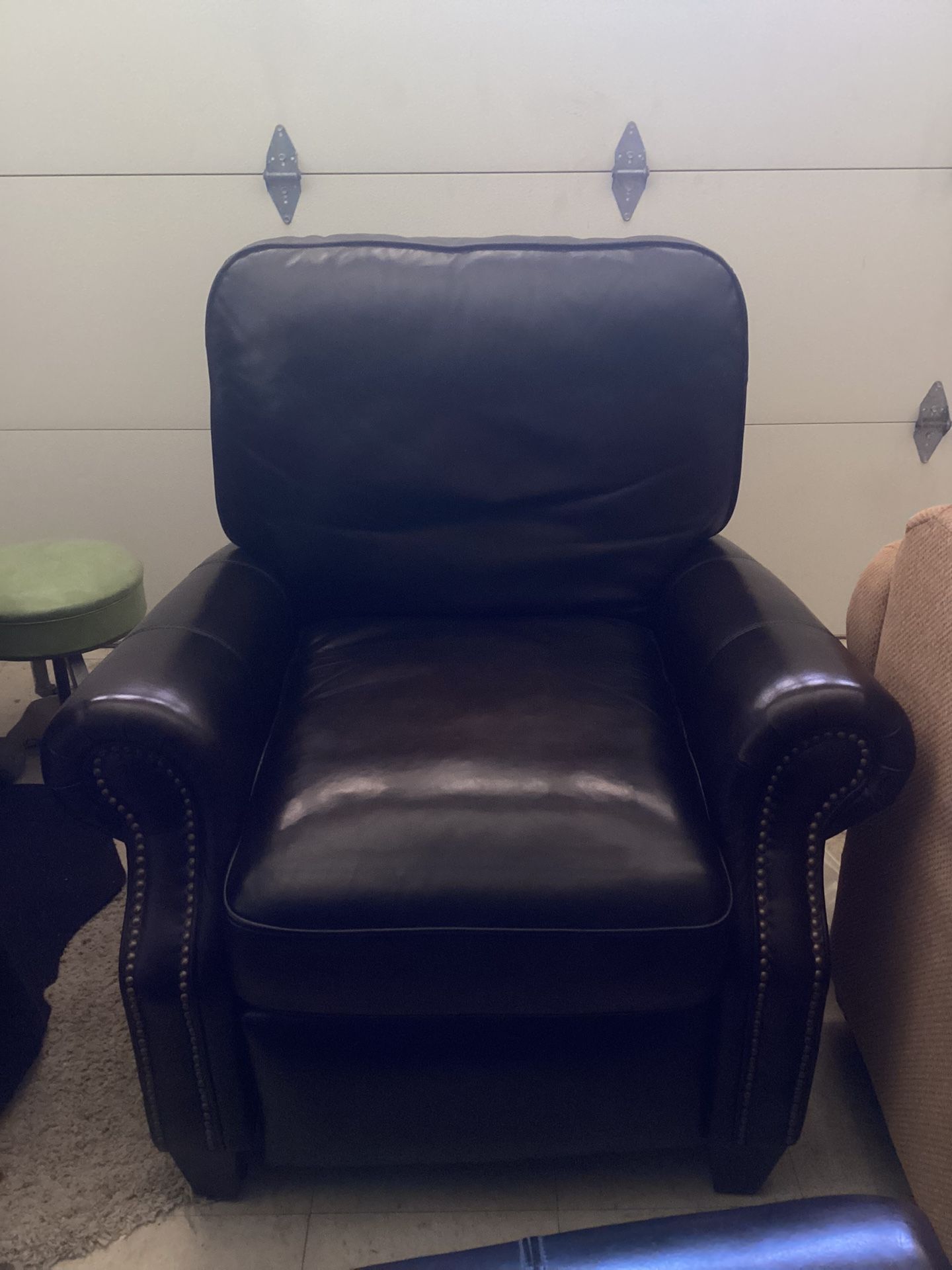 Black Leather Recliner