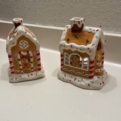 Gingerbread Tea Light Candle Holders