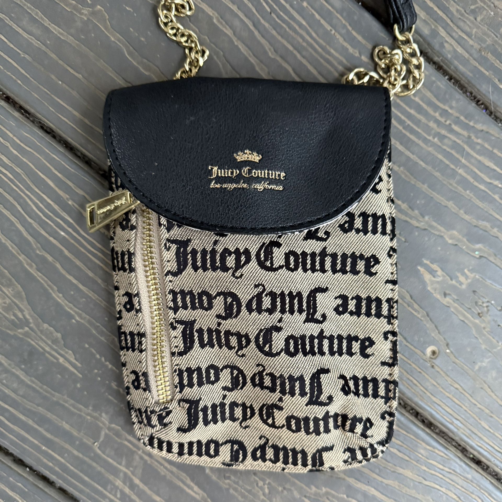 Juicy Couture Cellie Mini Crossbody Cellphone Pouch Bag