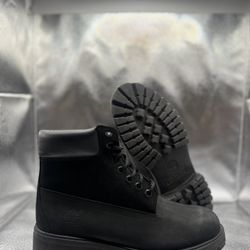 Triple Black Timberland Boot 