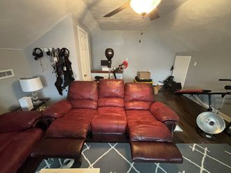 Sofa Set With Manual Recliners
