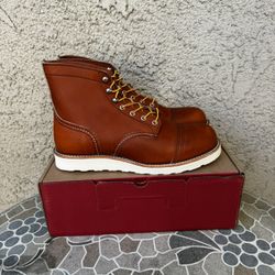BOOTS RED WING 8089 IRON RANGER® TRACTION TRED SOFT TOE SIZE’S AVAILABLE10-11 MENS