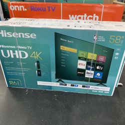 58”HISENSE ROKU SMART TV