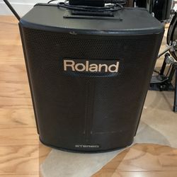 Roland Amplified Portable speaker Bluetooth  System, Battery Power 