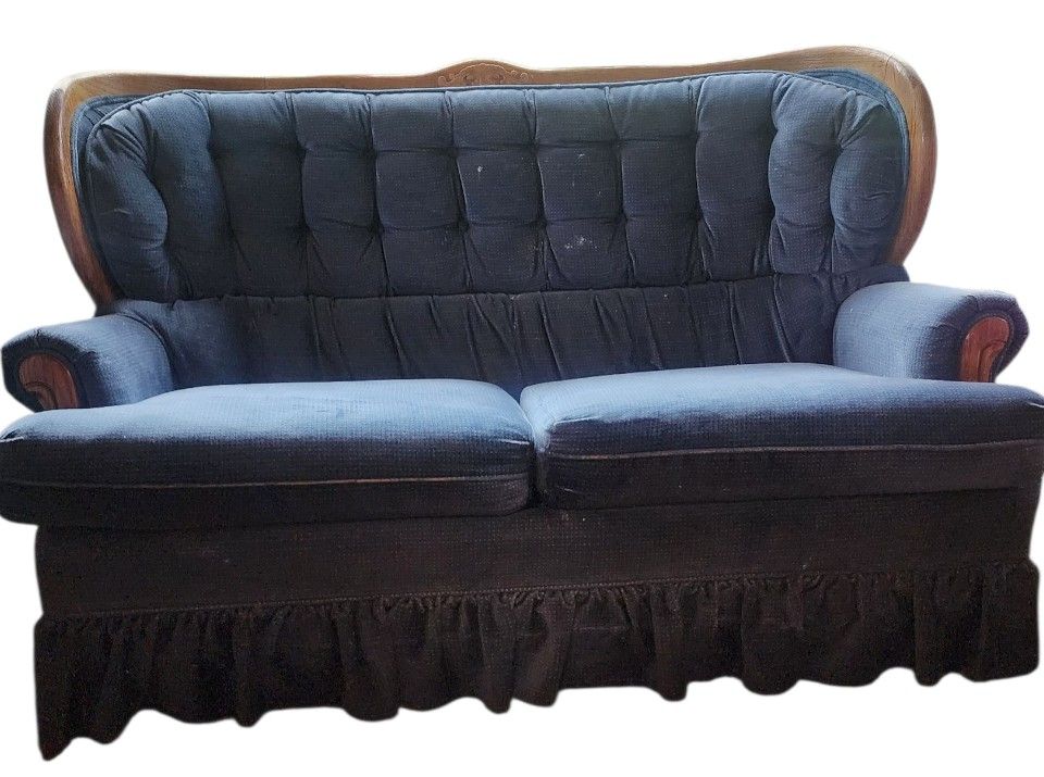 Antique Tufted Loveseat