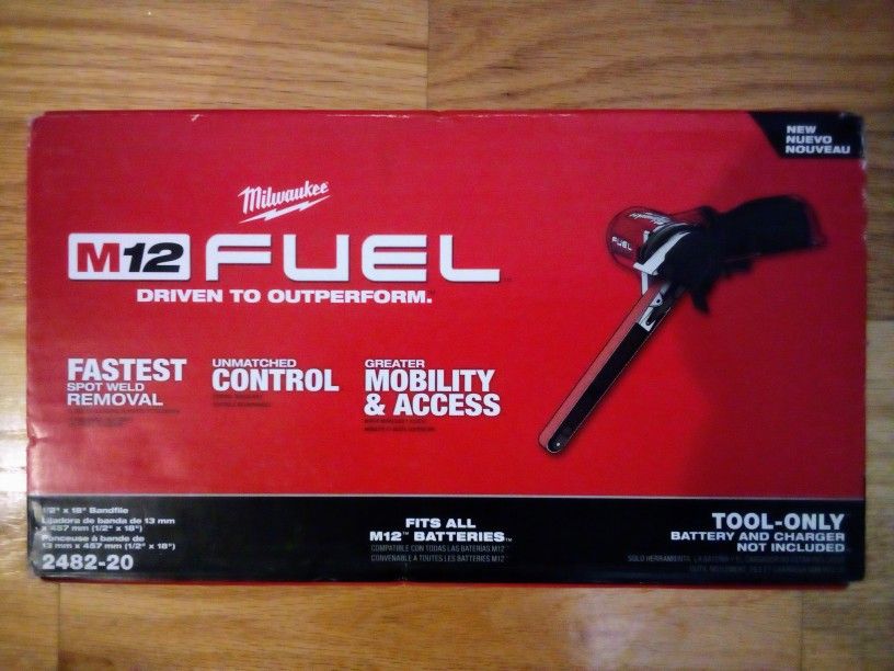 Milwaukee M12 Fuel 1/2" X 18" Bandfile