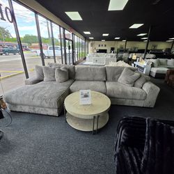 Sectional with chaise delivery Available