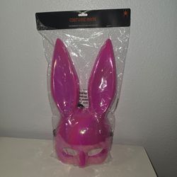 Iridescent Bunny Costume Mask