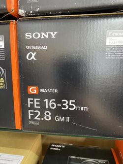 Sony 16-35 F2.8 GM II