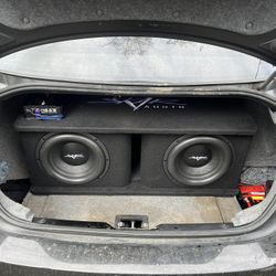 dual 12” scar audio subwoofers