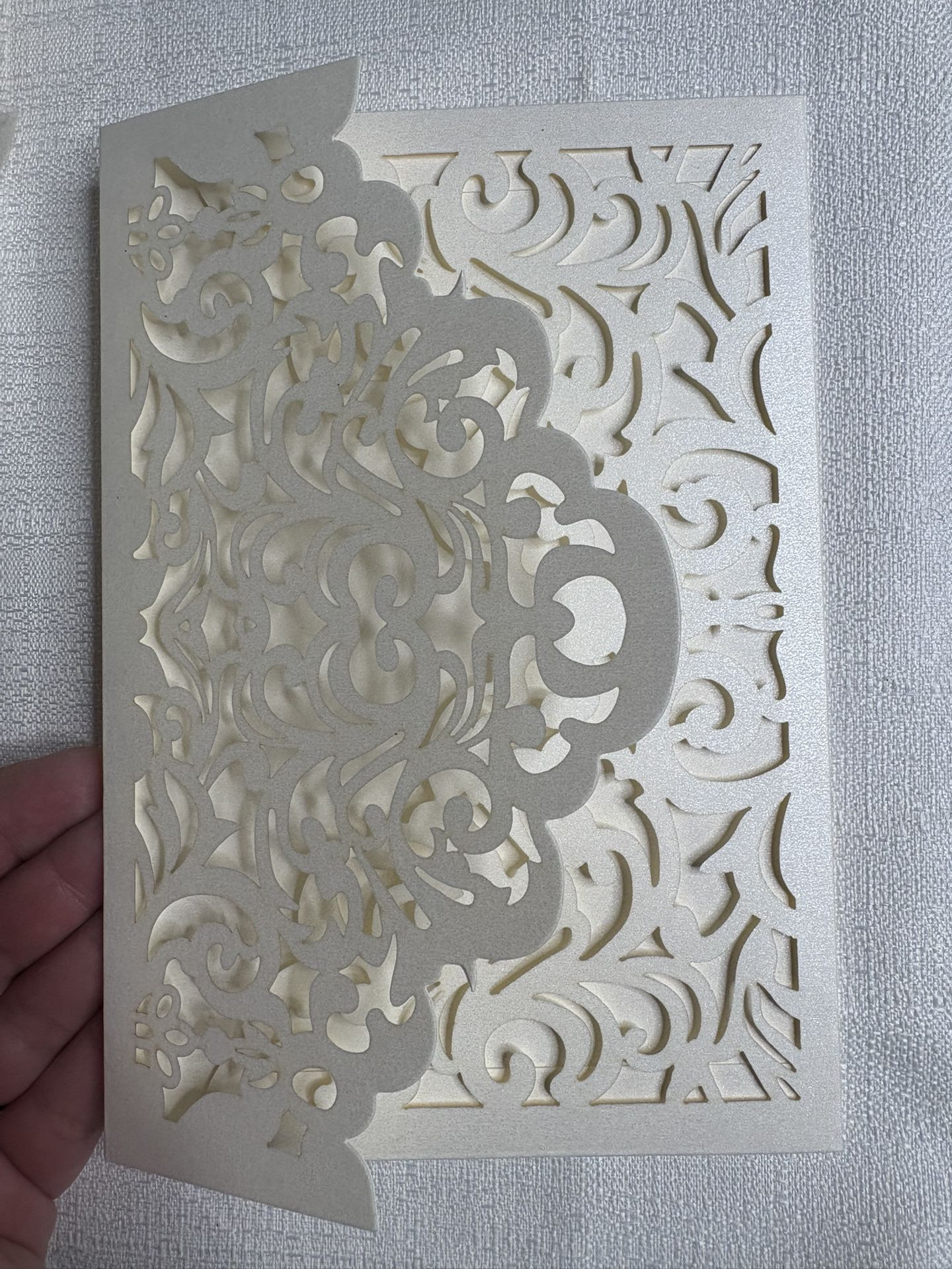 Laser Cut Invitation Sleeves 