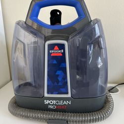 BISSELL SpotClean ProHeat Portable Spot and Stain Carpet Cleaner, 2694, Blue