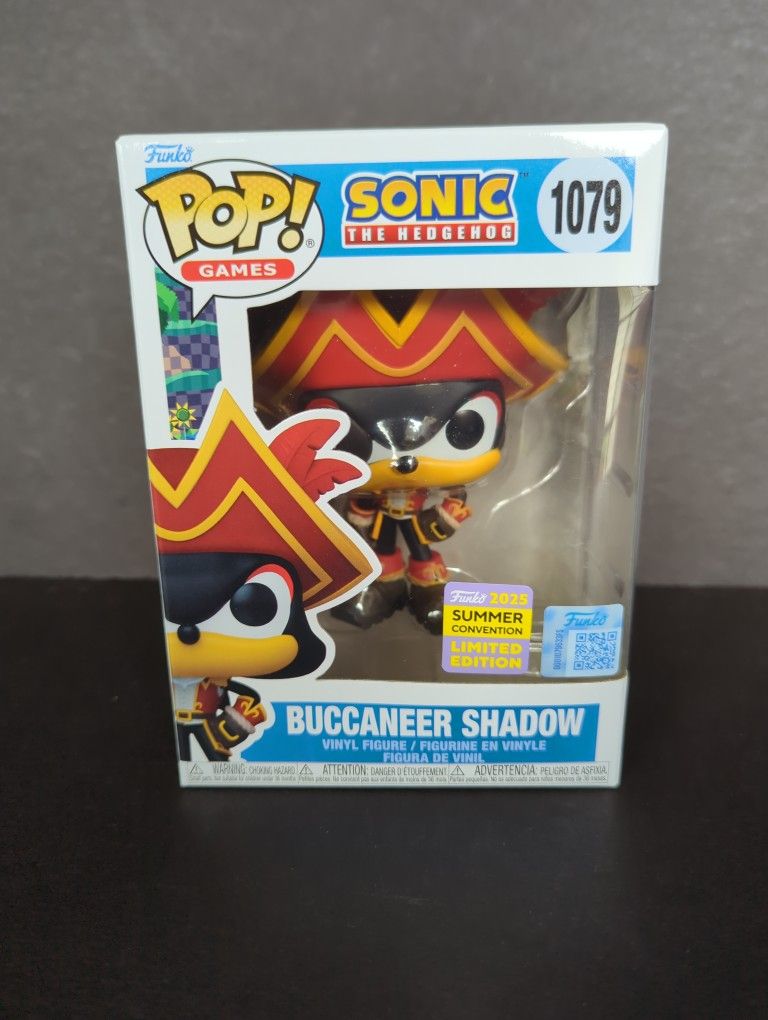 Funko Pop!Games Sonic The Hedgehog Shared Convention Exclusive Buccaneer Shadow
