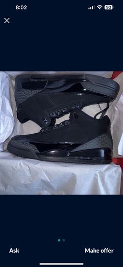 Brand New Jordan 3 Black Cat