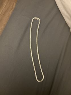 Moissanite tennis chain
