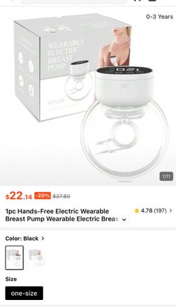 Electric breast pump