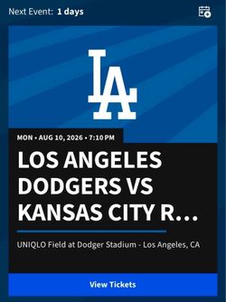 DODGERS VS KANSAS CITY