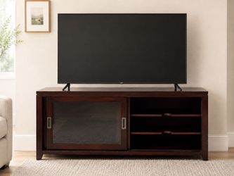 Dark Espresso Wood Entertainment Center