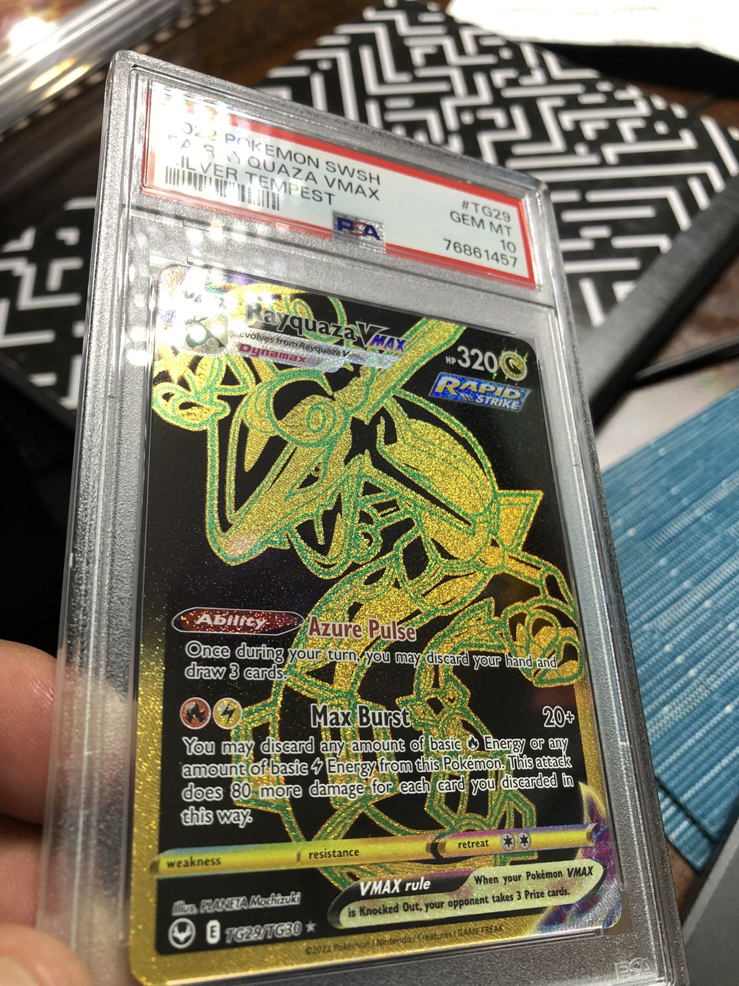 Pokmon Silver Tempest Rayquaza Vmax Psa 10 for Sale in Los Angeles, CA -  OfferUp