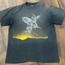 VTG Hanes Beefy-T Fighter Jet Shirt