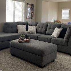 Arrowmask Sectional Sleeper Couch With Ottoman