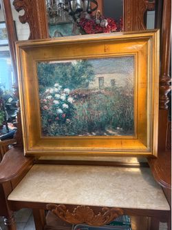 Beautiful oil on hardboard 29 by 25