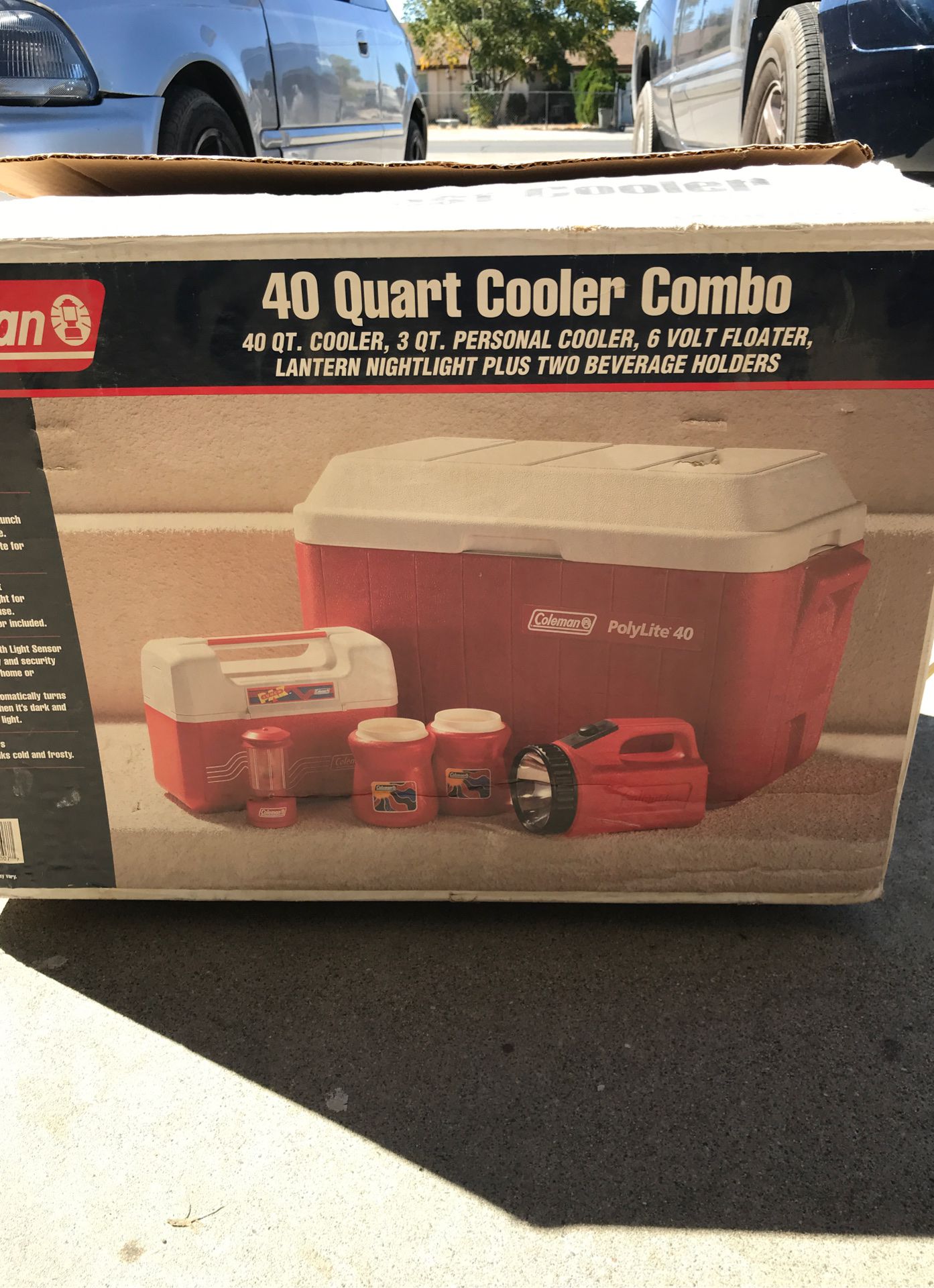 Coleman 40 quart ice chest cooler set
