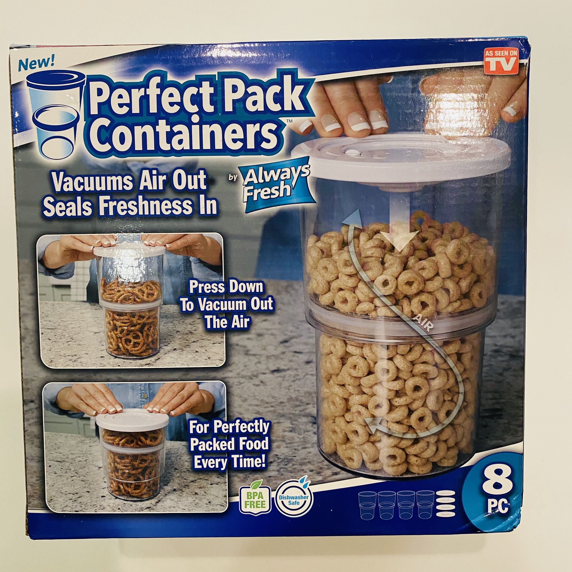 Perfect Pack Containers As Seen On TV Vacuums Air Out