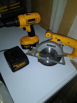 DeWalt combo drill and circular saw