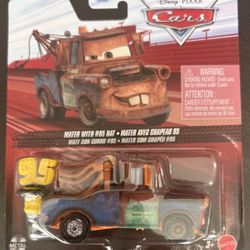 Disney Pixar Cars ~ MATER WITH #95 HAT