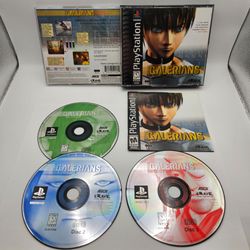 Galerians, PlayStation 1, CIB Near-Mint Discs, Mint Art, Tested