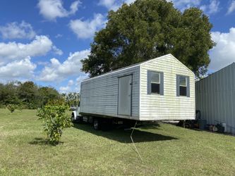 Sheds relocated,,,, movemo casita de patio Rv container